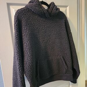 Victoria's Secret Gray Sherpa Hoodie